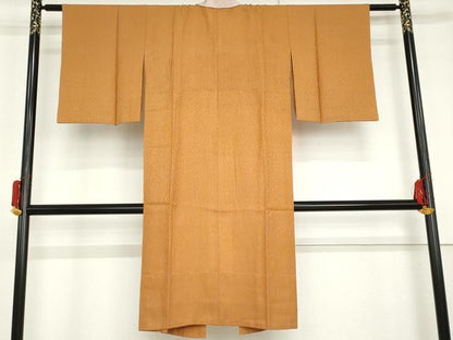 平和屋着物●ファッションデザイナー 花井幸子　長襦袢　無双仕立て　縞　半衿刺繍　正絹　逸品　AABG5293cs
