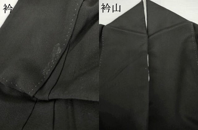 平和屋着物●豪華黒留袖　友禅　作家物　鴛鴦風景梅松文　暈し染め　正絹　逸品　AABG5295cs