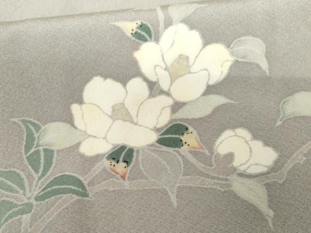 平和屋着物●訪問着　友禅　枝花文　暈し染め　正絹　逸品　AABG5314cs