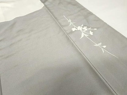平和屋着物●訪問着　友禅　枝花文　暈し染め　正絹　逸品　AABG5314cs