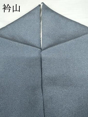 平和屋着物●江戸小紋　鮫小紋柄　正絹　逸品　AABG5328cs