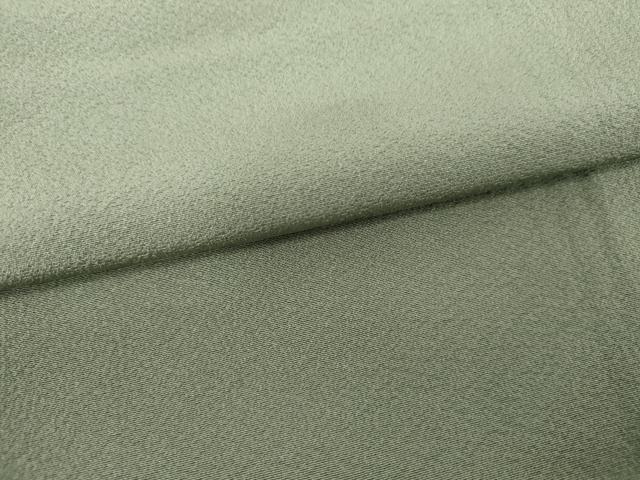 平和屋着物●上質な色無地　鶸茶色　正絹　逸品　未使用　AABG5338cs