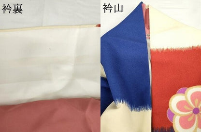 平和屋着物●平祐奈　小振袖　二尺袖　松竹梅文　金彩　AABG5355cs