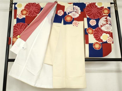 平和屋着物●平祐奈　小振袖　二尺袖　松竹梅文　金彩　AABG5355cs