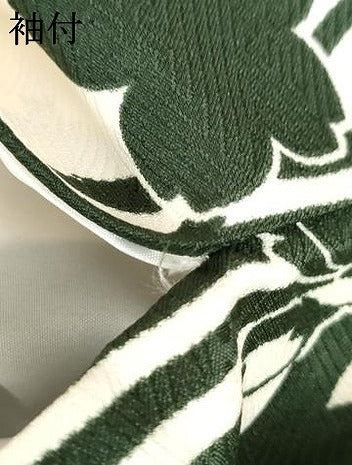 平和屋着物●小振袖　二尺袖　枝垂れ桜文　洗える着物　AABG5359cs