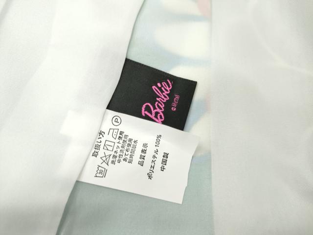 平和屋着物●Barbie　小振袖　二尺袖　雪輪草花文　金彩　洗える着物　AABG5362cs