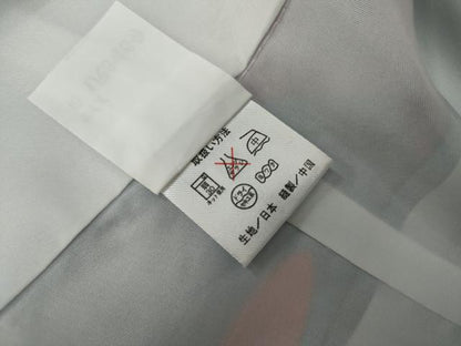 平和屋着物●小振袖　二尺袖　亀甲花文　洗える着物　未使用　AABG5363cs