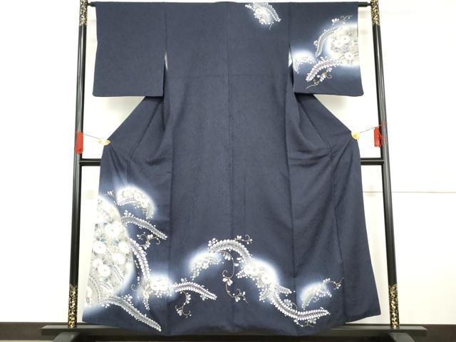 平和屋着物●訪問着　辻が花　暈し染め　金彩　正絹　逸品　AABG5370cs