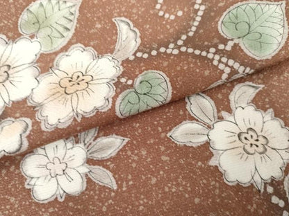 平和屋着物●訪問着　辻が花　暈し染め　ロング丈　正絹　逸品　AABG5371cs