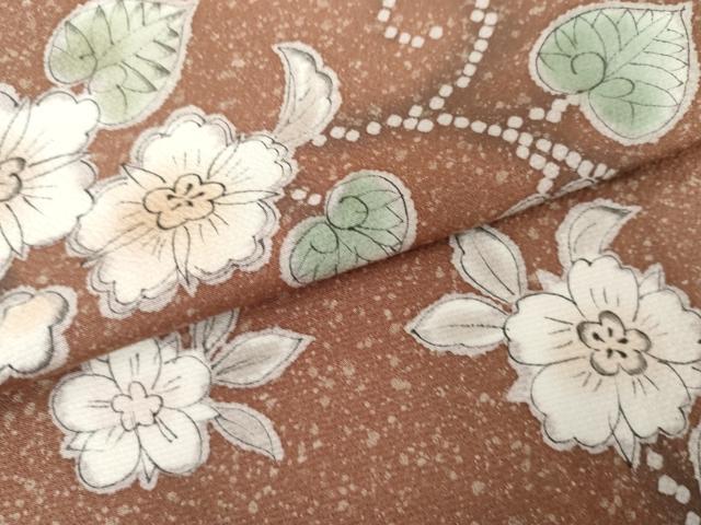 平和屋着物●訪問着　辻が花　暈し染め　ロング丈　正絹　逸品　AABG5371cs