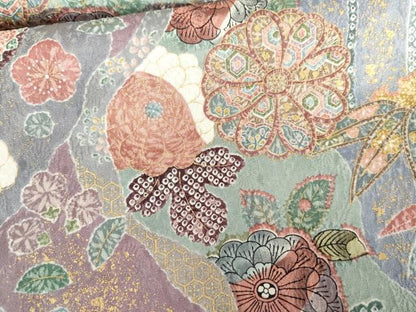 平和屋着物●訪問着　辻が花　金彩　正絹　逸品　未使用　AABG5373cs