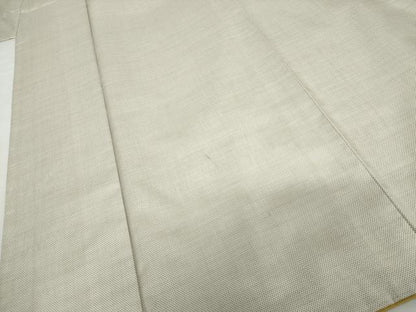 平和屋着物●本場大島紬　白大島　カタス7マルキ　正絹　逸品　AABG5378cs