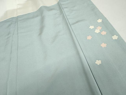 平和屋着物●訪問着　友禅　重ね山花丸文　暈し染め　金彩　正絹　逸品　AABG5380cs