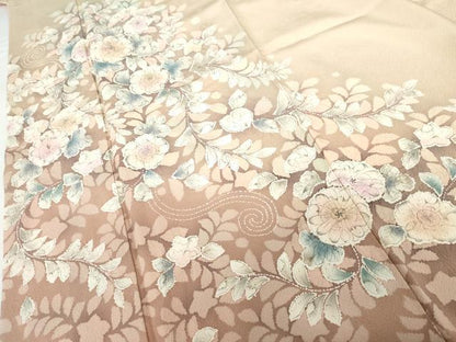 平和屋着物●訪問着　辻が花　絞り　暈し染め　正絹　逸品　AABG5385cs