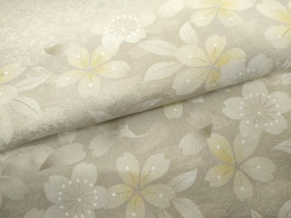 平和屋着物●訪問着　桜　暈し染め　金彩　正絹　逸品　AABG5388cs
