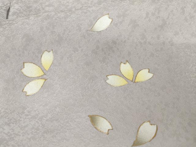 平和屋着物●訪問着　桜　暈し染め　金彩　正絹　逸品　AABG5388cs