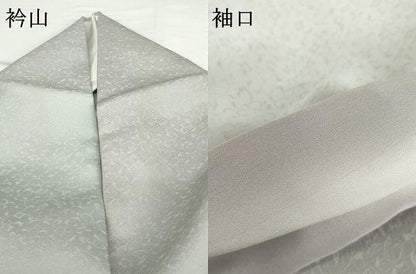 平和屋着物●友禅作家　佐波古直明　小紋　花唐草文　暈し染め　正絹　逸品　AABG5391cs
