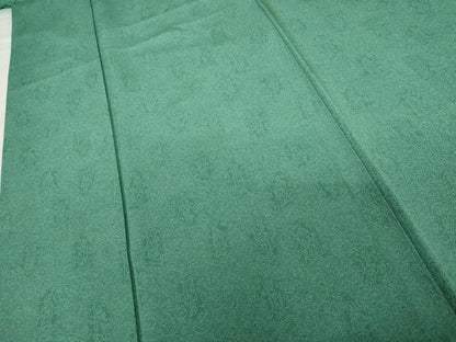 平和屋着物●人間国宝 初代 六谷梅軒(六谷紀久男)錐彫り 重要無形文化 財伊勢型紙 江戸小紋 吉祥人物文 正絹 逸品 未使用 AABG5405cs