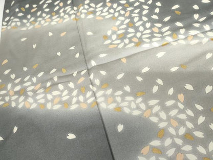 平和屋着物●訪問着　流水舞花文　暈し染め　金彩　正絹　逸品　AABG5411cs
