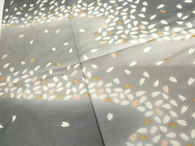 平和屋着物●訪問着　流水舞花文　暈し染め　金彩　正絹　逸品　AABG5411cs