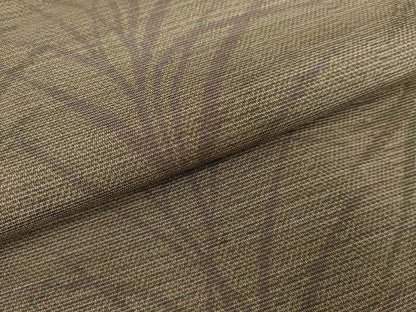 平和屋着物●上質な紬　草木文　正絹　逸品　AABG5412cs