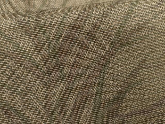 平和屋着物●上質な紬　草木文　正絹　逸品　AABG5412cs