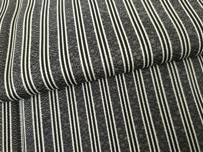 平和屋着物●上質な小紋　縞　正絹　逸品　AABG5413cs