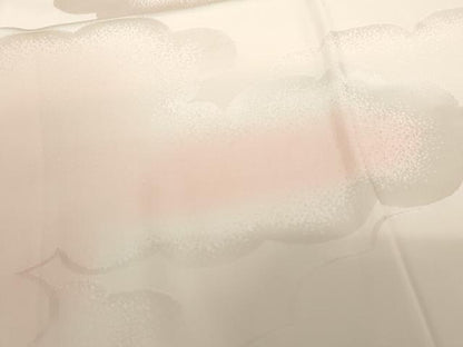平和屋着物●振袖用長襦袢　袷　雲重ね地紋　暈し染め　正絹　逸品　AABG5416cs