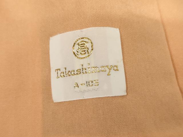 平和屋着物●お召　縞　高島屋扱い　正絹　逸品　AABG5417cs