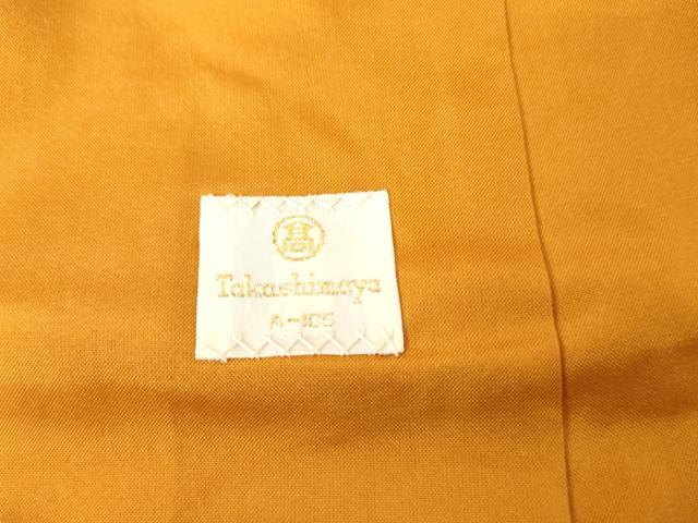 平和屋着物●上質な紬　変わり格子　高島屋扱い　正絹　逸品　AABG5418cs