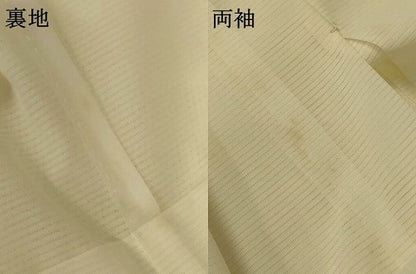 平和屋着物＊夏物 長襦袢 絽 白色 洗える着物 AABG5444jd
