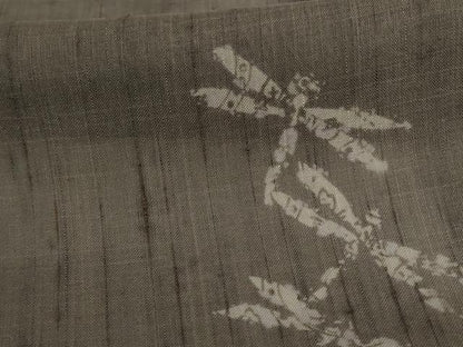 平和屋着物＊夏物 日本のお笑いタレント 俳優 画家 書家 片岡鶴太郎 訪問着 紗 蜻蛉 小田急百貨店扱い 正絹 逸品 AABG5449jd