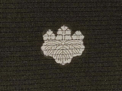 平和屋着物＊夏物 黒留袖 絽 刺繍 松 金銀糸 銀彩 正絹 逸品 AABG5454jd