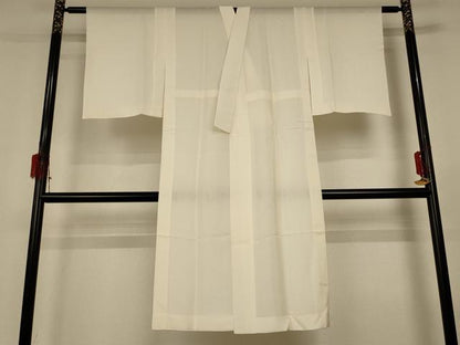 平和屋着物＊夏物 長襦袢 絽 鳥の子色 正絹 逸品 AABG5463jd