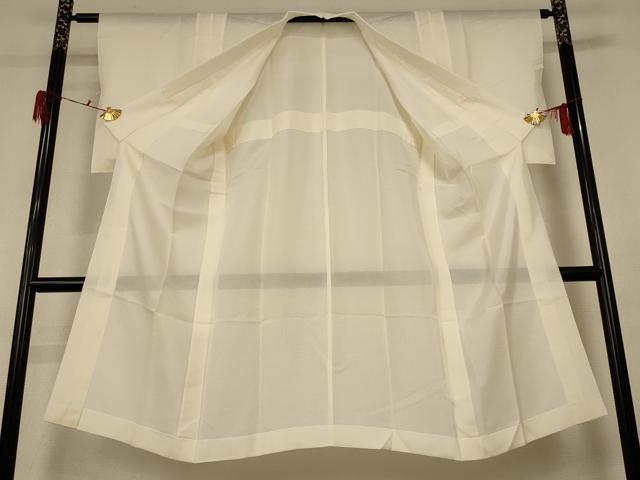 平和屋着物＊夏物 長襦袢 絽 鳥の子色 正絹 逸品 AABG5463jd