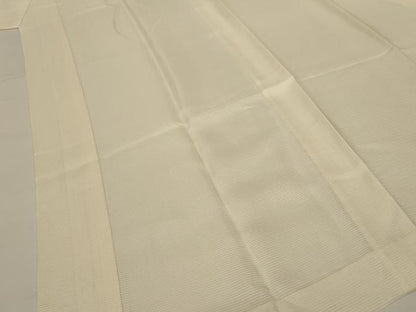 平和屋着物＊夏物 長襦袢 絽 鳥の子色 正絹 逸品 AABG5463jd