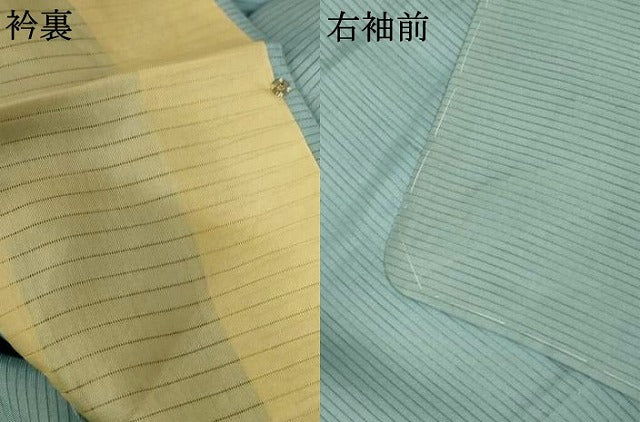 平和屋着物＊夏物 色無地 絽 千草鼠色 正絹 逸品 AABG5465jd