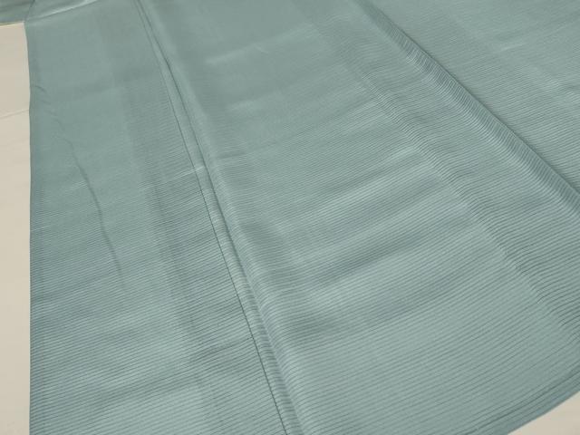 平和屋着物＊夏物 色無地 絽 千草鼠色 正絹 逸品 AABG5465jd
