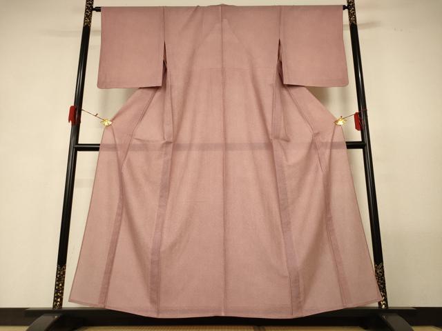 平和屋着物＊夏物 江戸小紋 紗綾形紋紗 鮫小紋柄 正絹 逸品 AABG5468jd