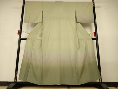 平和屋着物＊夏物 訪問着 絽 霞文 暈し染め 正絹 逸品 AABG5471jd