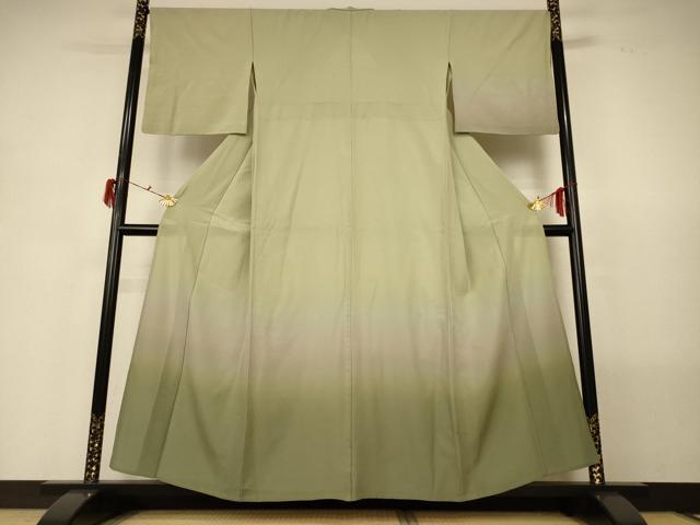 平和屋着物＊夏物 訪問着 絽 霞文 暈し染め 正絹 逸品 AABG5471jd