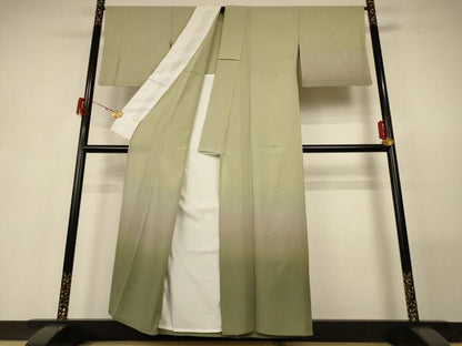 平和屋着物＊夏物 訪問着 絽 霞文 暈し染め 正絹 逸品 AABG5471jd