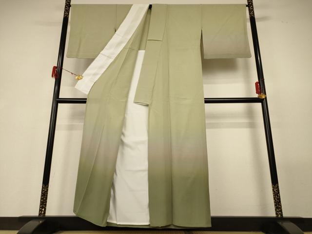平和屋着物＊夏物 訪問着 絽 霞文 暈し染め 正絹 逸品 AABG5471jd