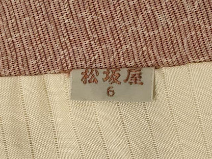 平和屋着物＊夏物 小紋 絽 丸文 松坂屋扱い 正絹 逸品 AABG5477jd