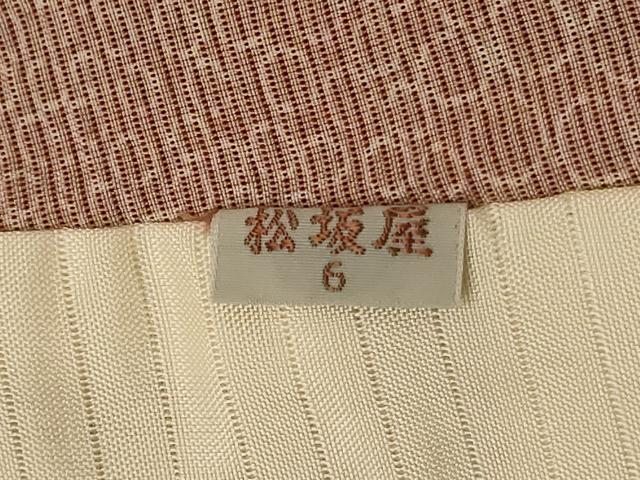 平和屋着物＊夏物 小紋 絽 丸文 松坂屋扱い 正絹 逸品 AABG5477jd