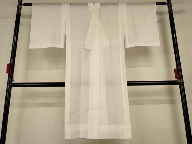 平和屋着物＊夏物 長襦袢 絽 白色 洗える着物 AABG5480jd