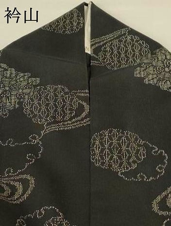 平和屋着物＊夏物 小紋 紗 流水雪輪花文 正絹 逸品 AABG5500jd
