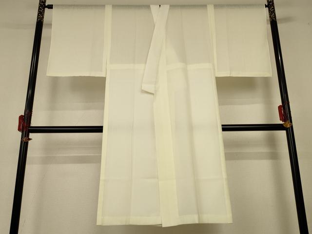 平和屋着物＊夏物 長襦袢 紗 鳥の子色 正絹 逸品 AABG5504jd
