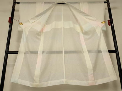 平和屋着物＊夏物 長襦袢 紗 霞文 暈し染め 正絹 逸品 AABG5505jd