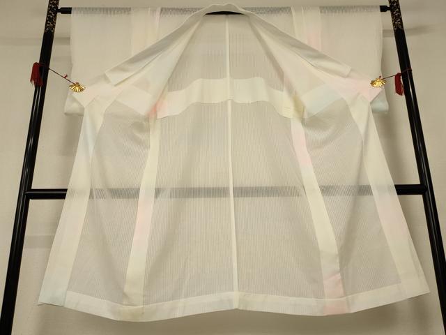 平和屋着物＊夏物 長襦袢 紗 霞文 暈し染め 正絹 逸品 AABG5505jd